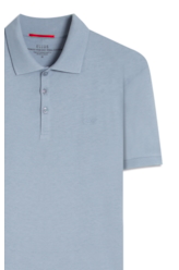 Polo Pima Manual Azul Pervante