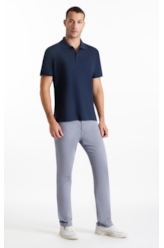 Polo Pima Manual Classic Dark Navy