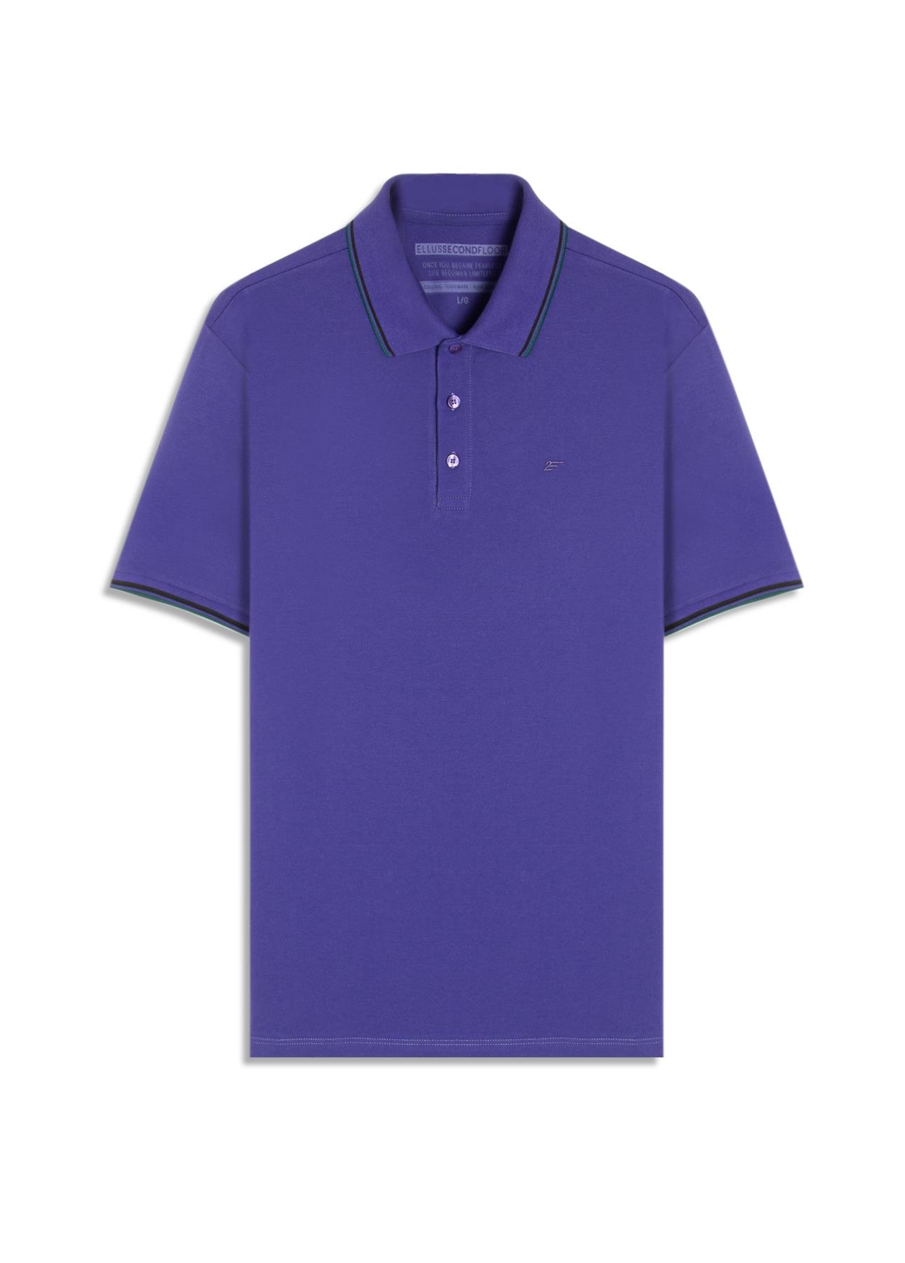 Polo Piquet 2nd Floor Friso Azul Carbono