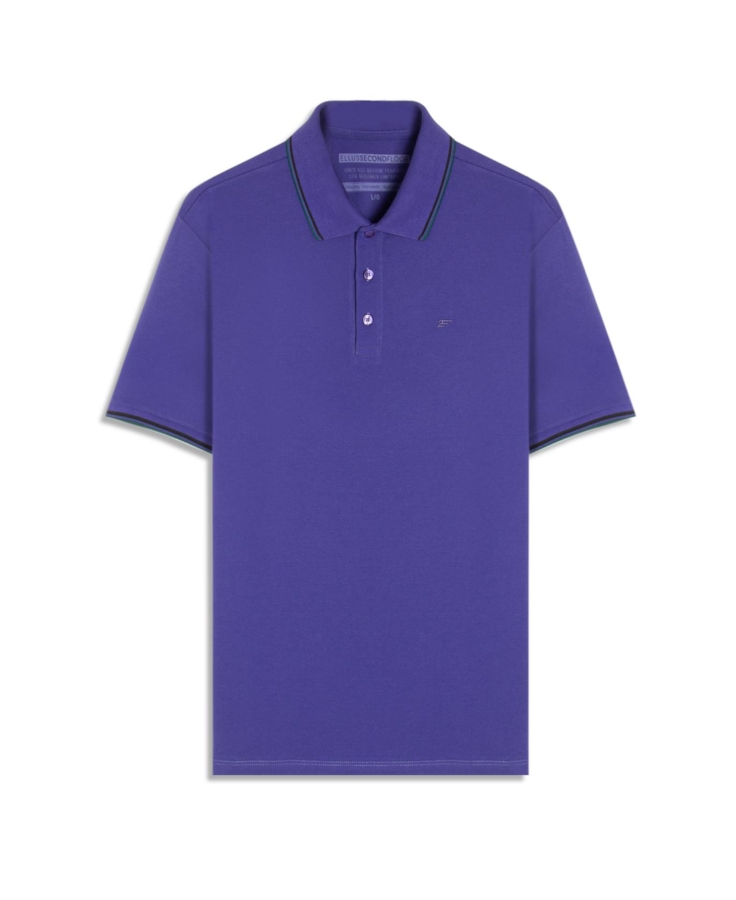 Polo Piquet 2nd Floor Friso Azul Carbono
