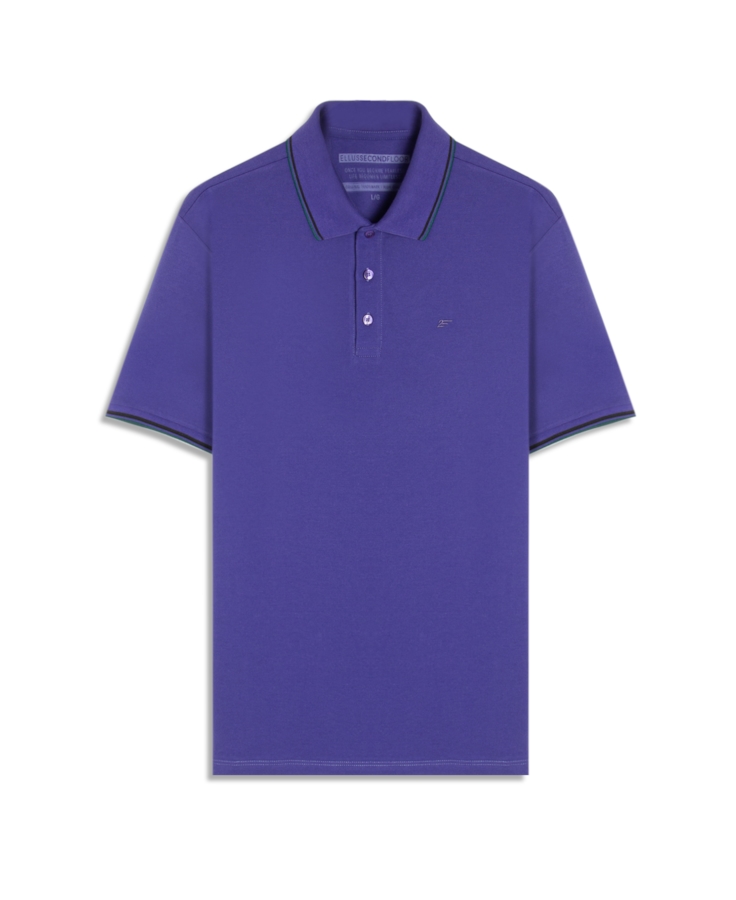 Polo Piquet 2nd Floor Friso Azul Carbono