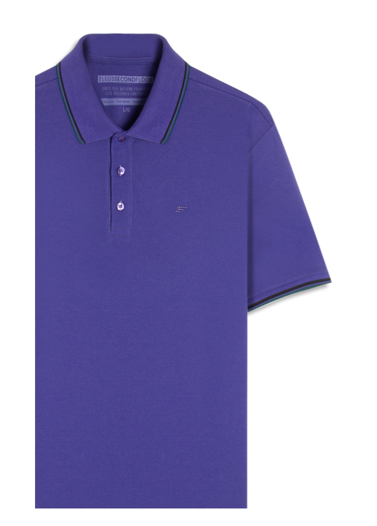 Polo Piquet 2nd Floor Friso Azul Carbono