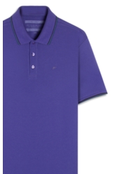 Polo Piquet 2nd Floor Friso Azul Carbono