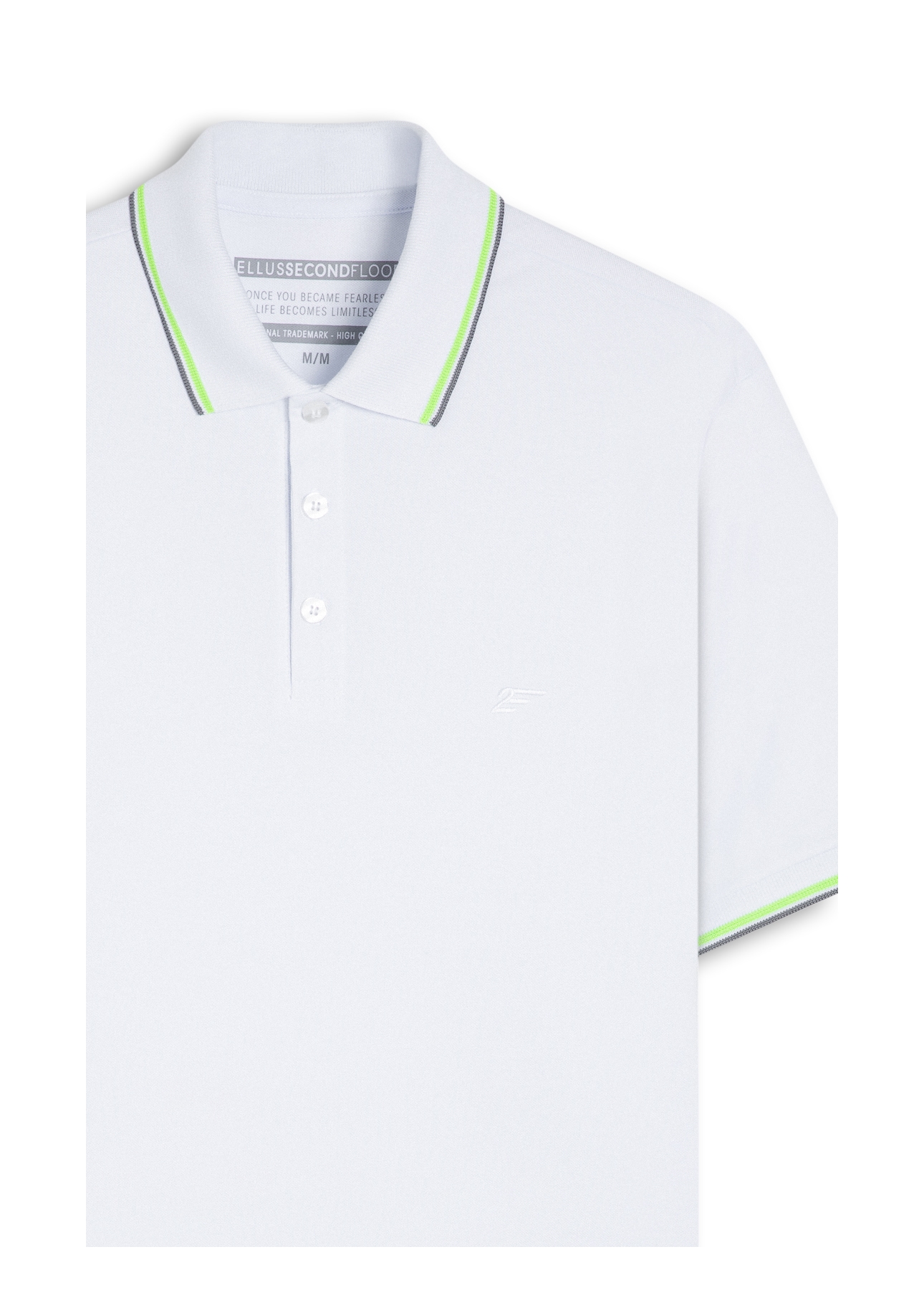 Polo Piquet 2nd Floor Friso Branco