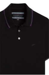 Polo Piquet 2nd Floor Friso Preto