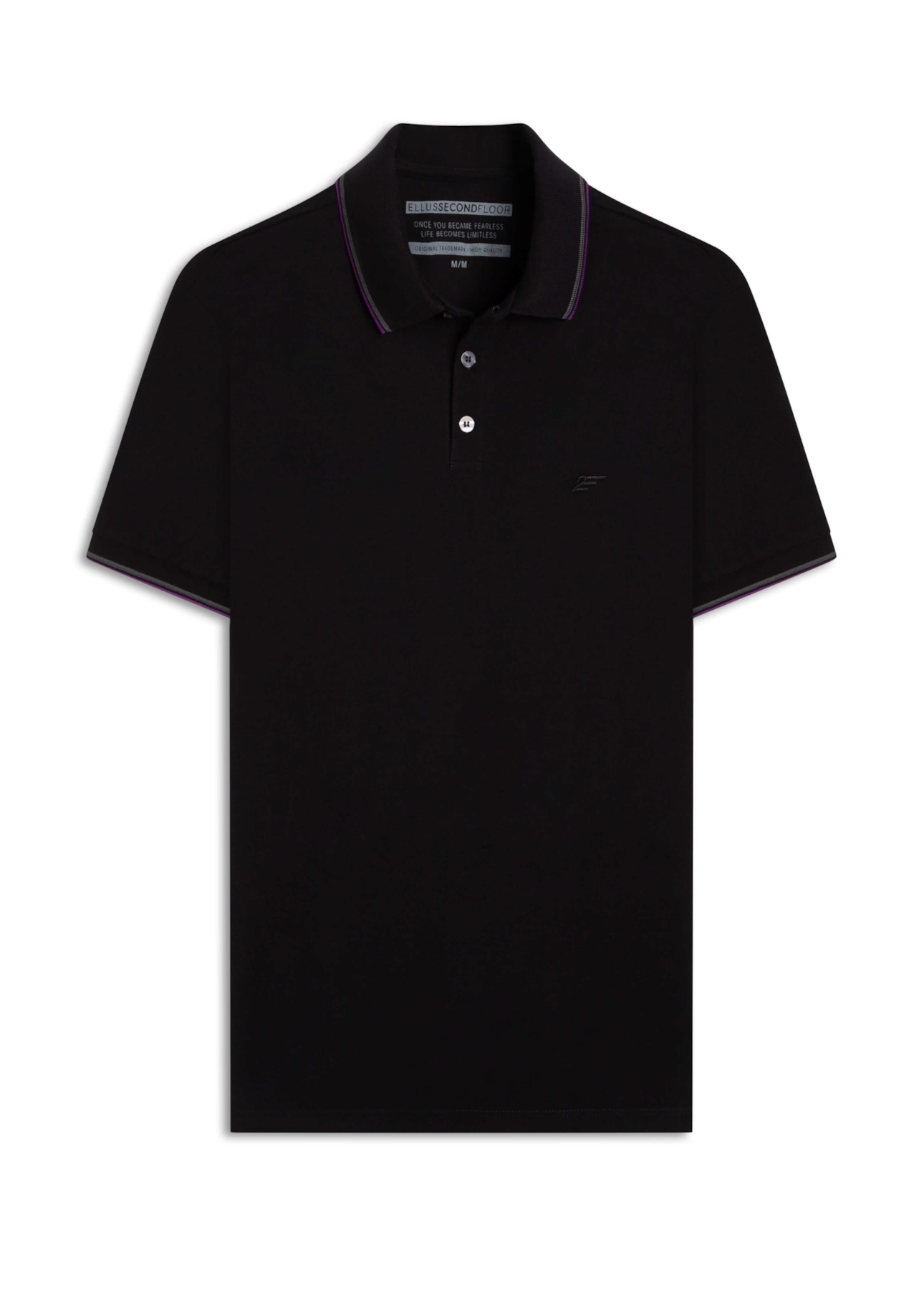 Polo Piquet 2nd Floor Friso Preto