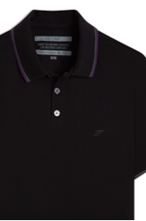 Polo Piquet 2nd Floor Friso Preto