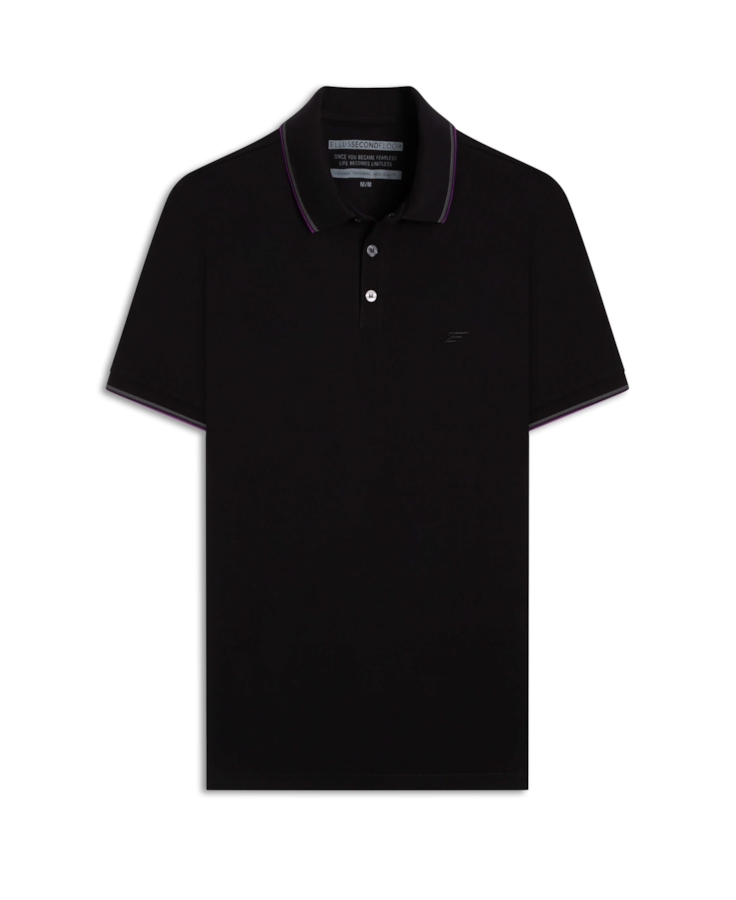 Polo Piquet 2nd Floor Friso Preto