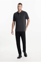 Polo Piquet Carmel Ejd 72 Classic Grafite