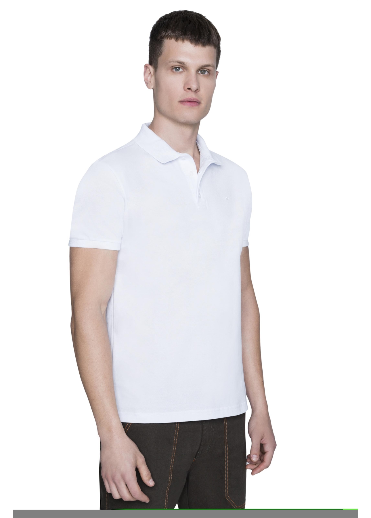 Polo Piquet Classic Branco