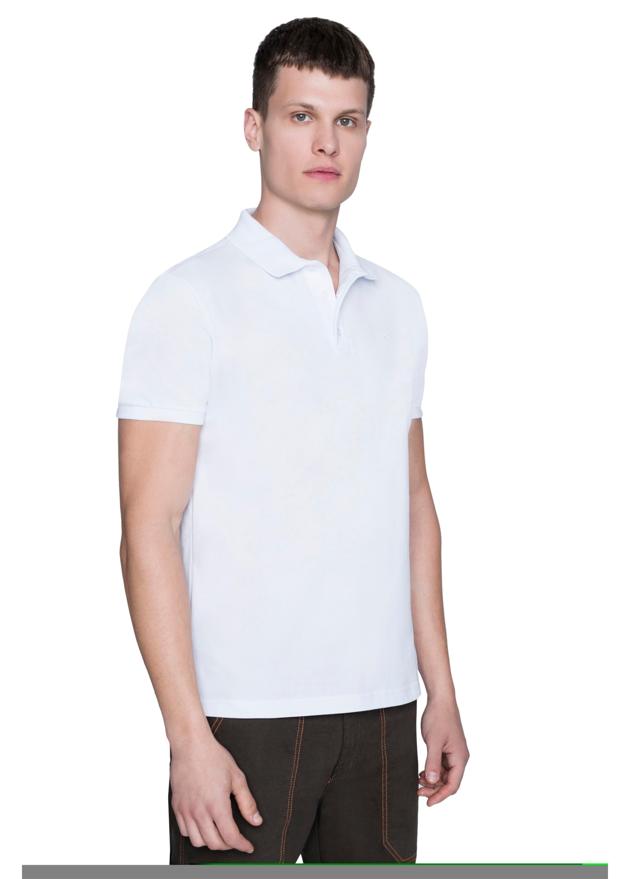 Polo Piquet Classic Branco