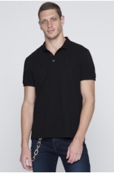Polo Piquet Classic Preto