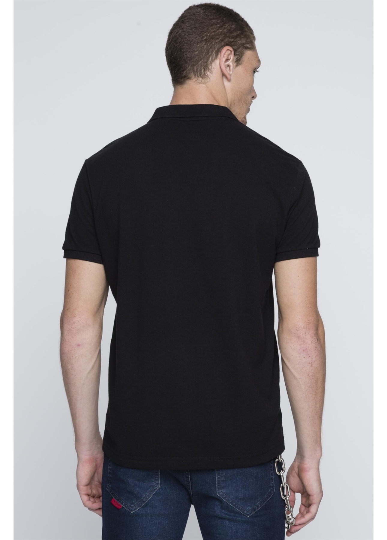 Polo Piquet Classic Preto