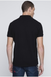 Polo Piquet Classic Preto
