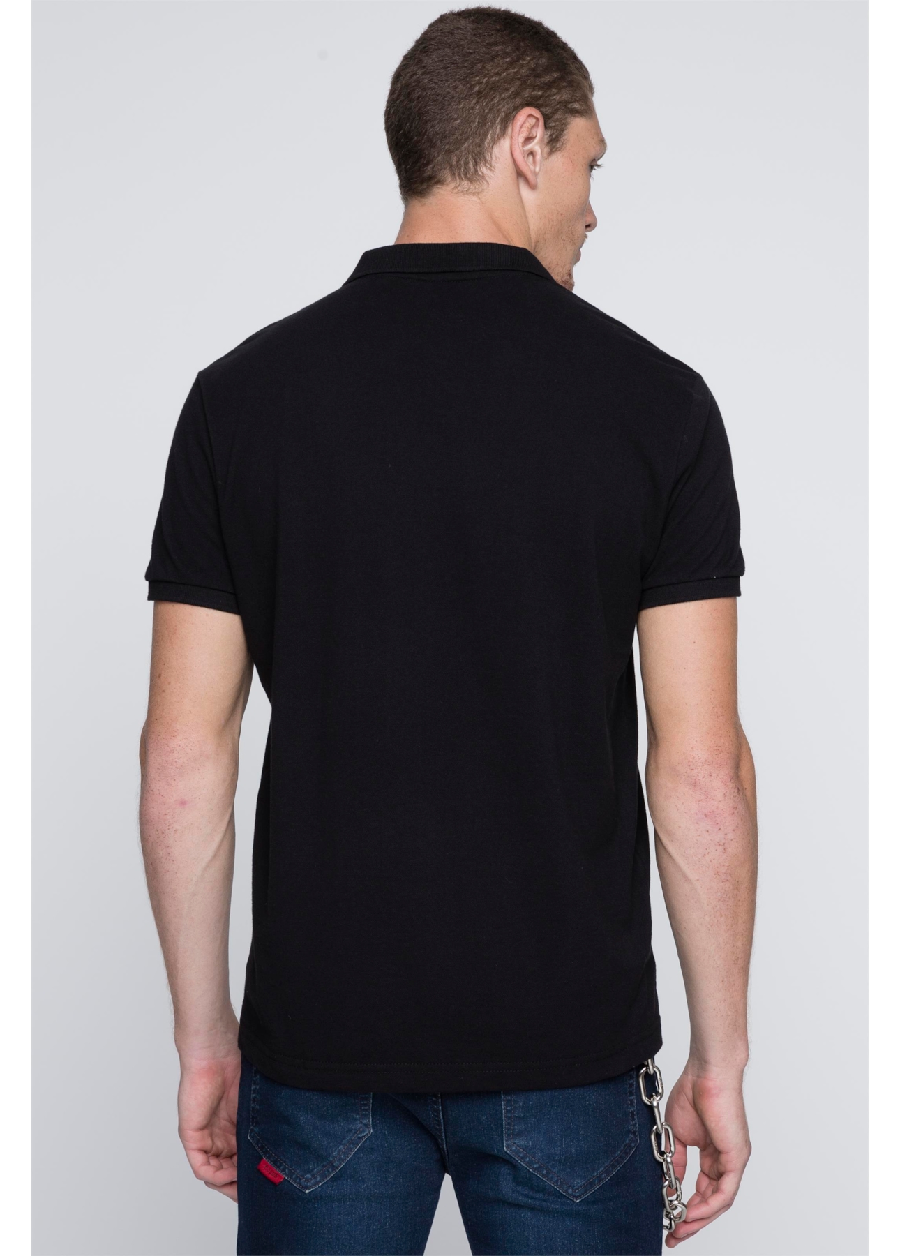 Polo Piquet Classic Preto