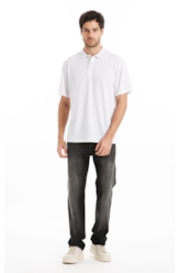 Polo Piquet Contrast Branco
