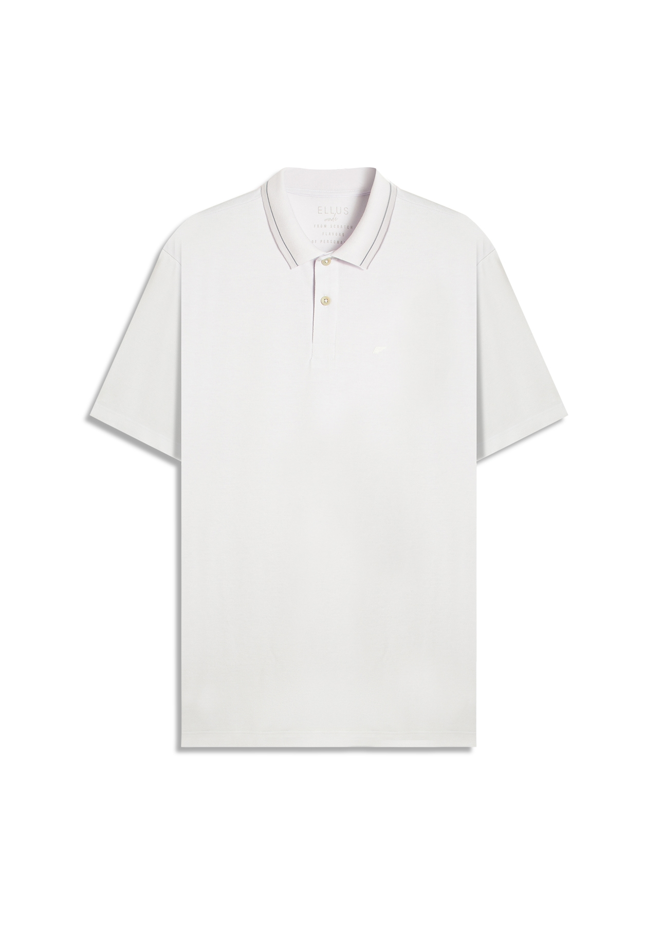 Polo Piquet Contrast Branco
