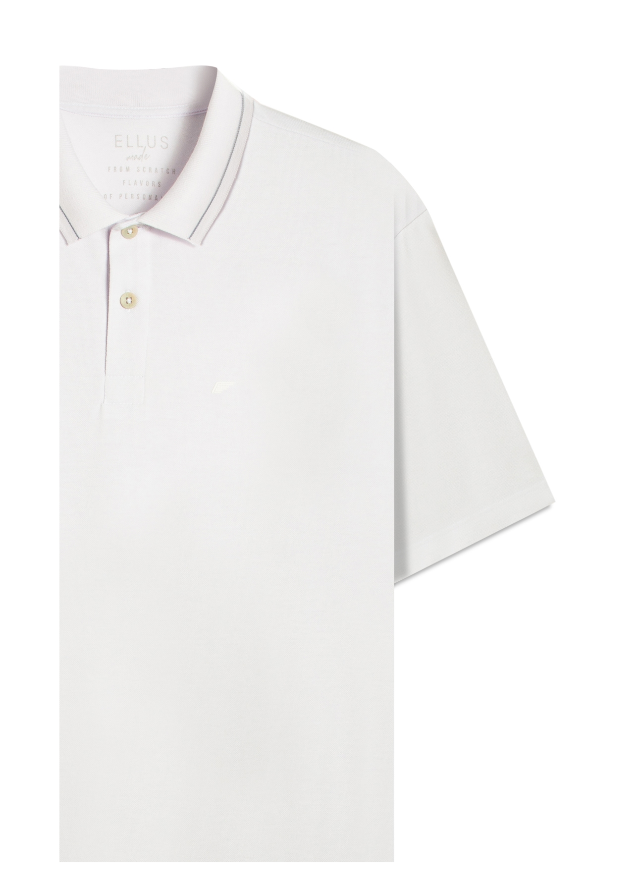 Polo Piquet Contrast Branco