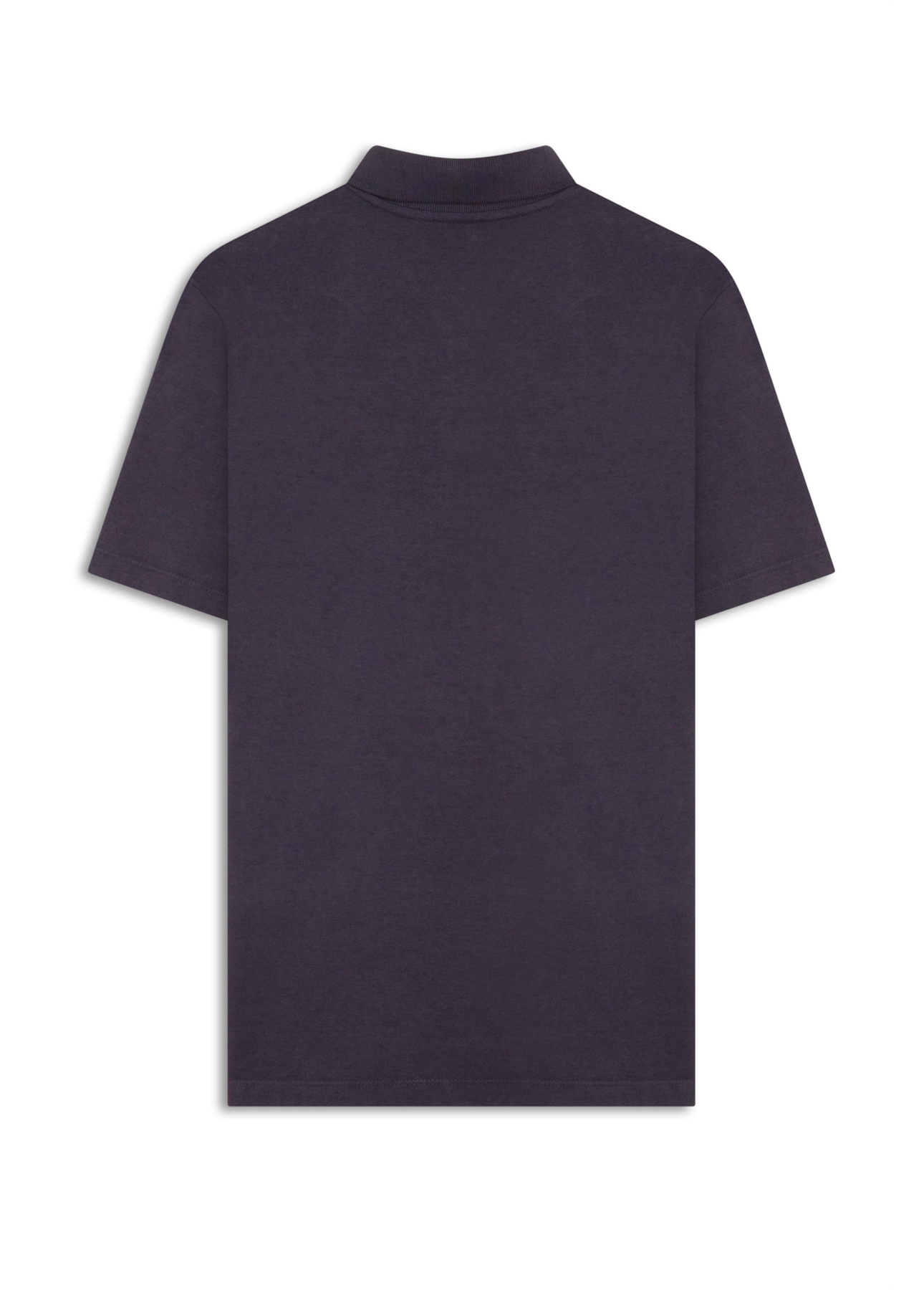Polo Piquet Cotton Melange Easa Old Purple Mescla