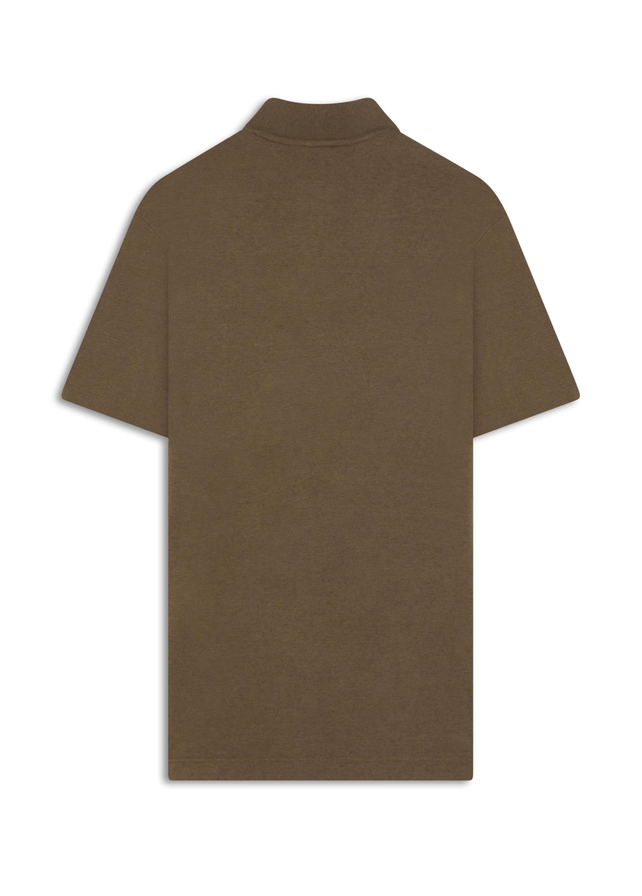 Polo Piquet Cotton Melange Easa Tabaco