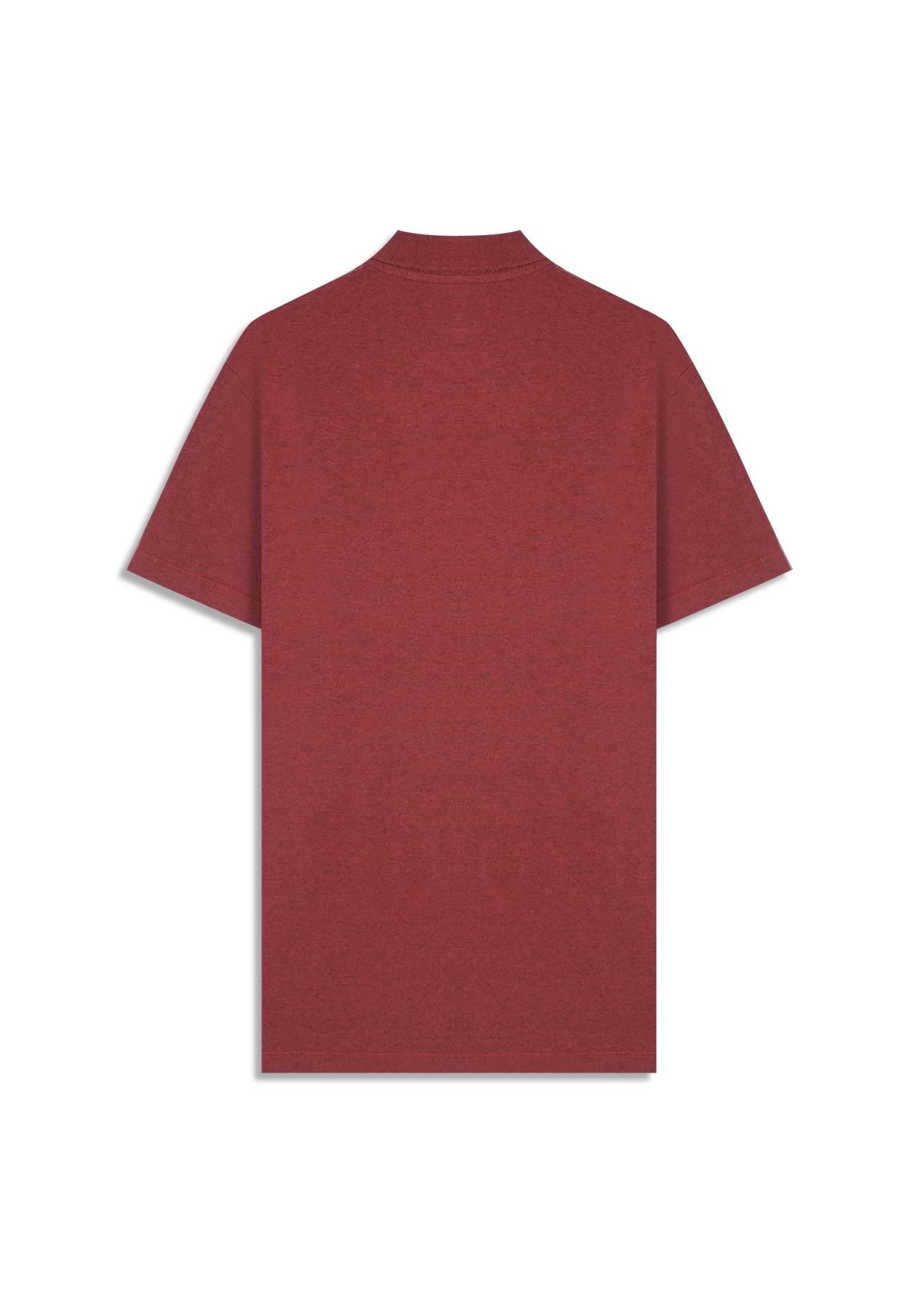 Polo Piquet Cotton Melange Easa Vermelho