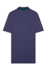 Polo Piquet Degrade Mescla Purple Blue