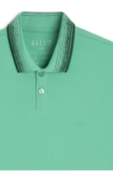 Polo Piquet Degrade Mescla Verde Maca