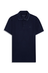 Polo  Piquet Duocolor Dark Navy
