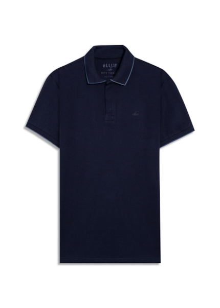 Polo  Piquet Duocolor Dark Navy