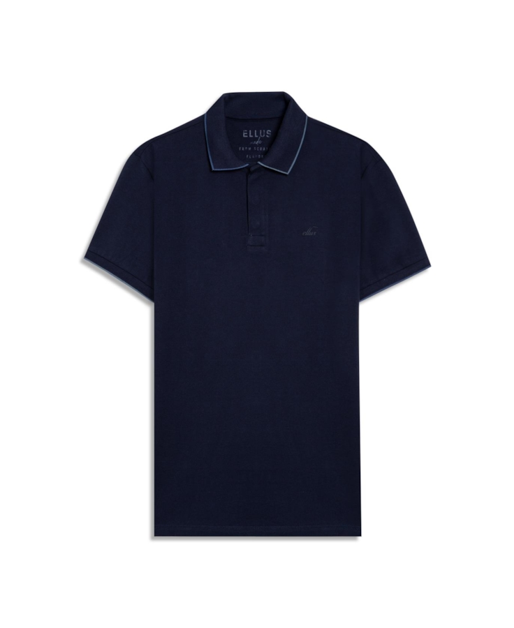 Polo  Piquet Duocolor Dark Navy