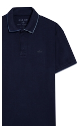 Polo  Piquet Duocolor Dark Navy
