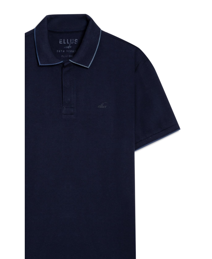 Polo  Piquet Duocolor Dark Navy