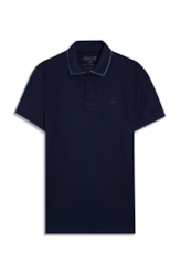 Polo  Piquet Duocolor Dark Navy