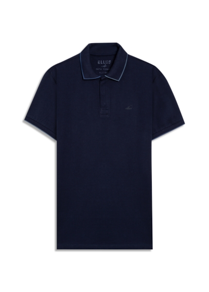 Polo  Piquet Duocolor Dark Navy