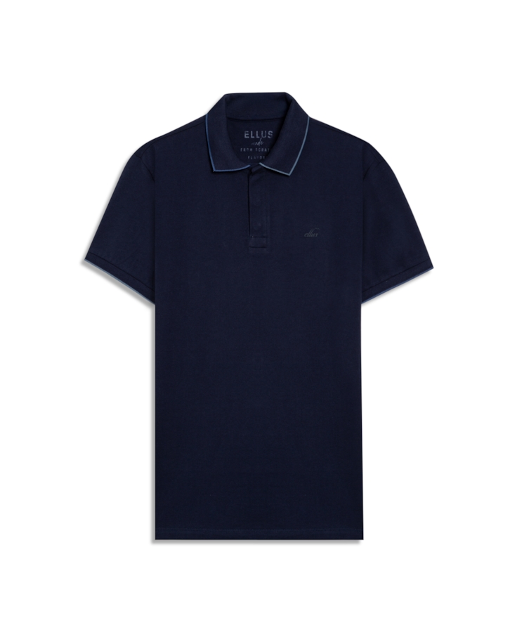 Polo  Piquet Duocolor Dark Navy