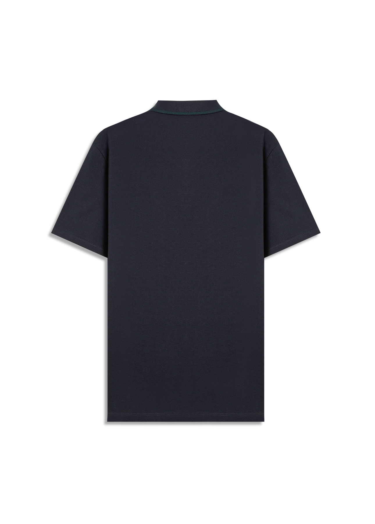 Polo Piquet Easa Checkerd Dark Navy