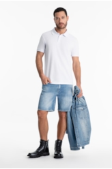 Polo Piquet Easa Classic Branco