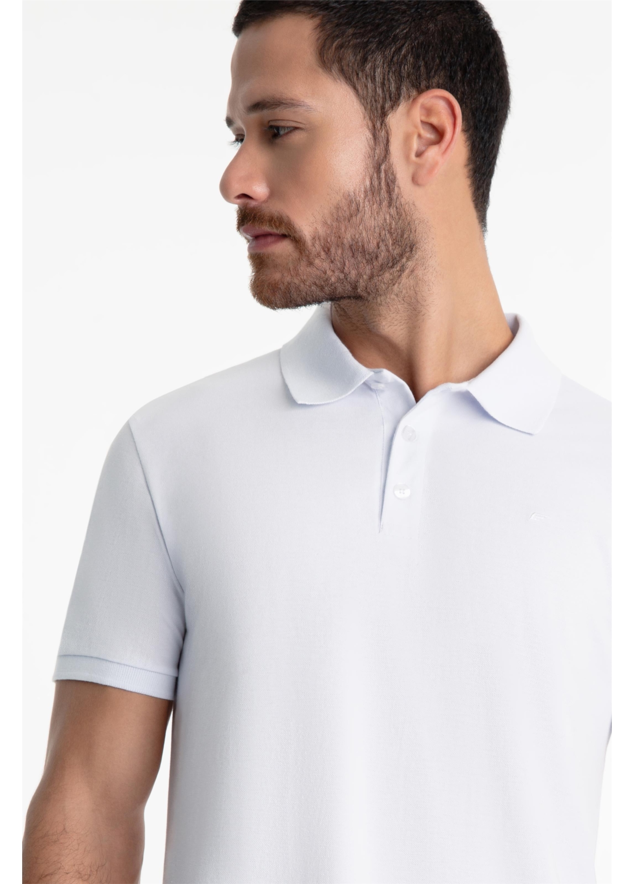 Polo Piquet Easa Classic Branco