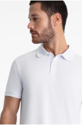 Polo Piquet Easa Classic Branco