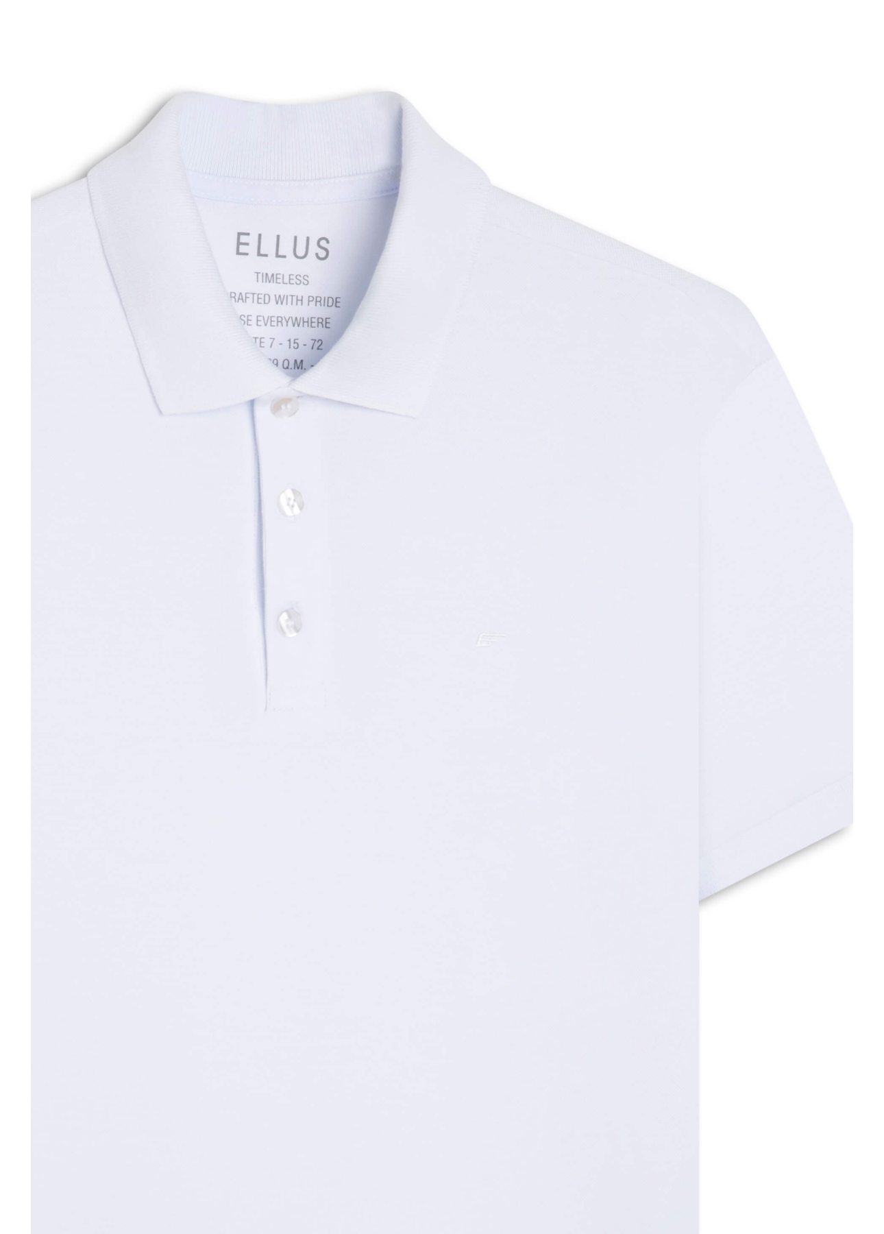 Polo Piquet Easa Classic Branco