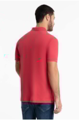 Polo Piquet Easa Classic Framboesa