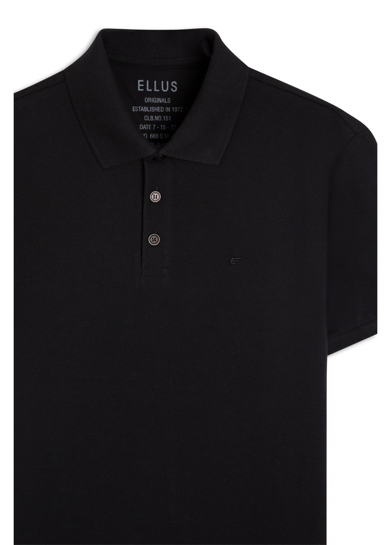 Polo Piquet Easa Classic Preto