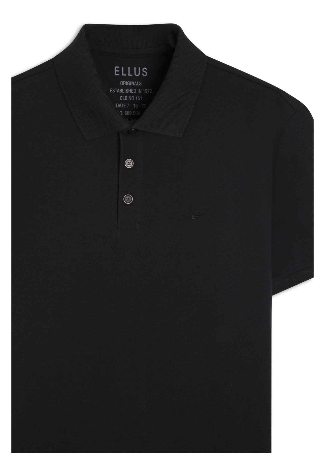 Polo Piquet Easa Classic Preto