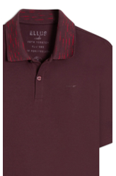 Polo Piquet Easa Classic Roxo