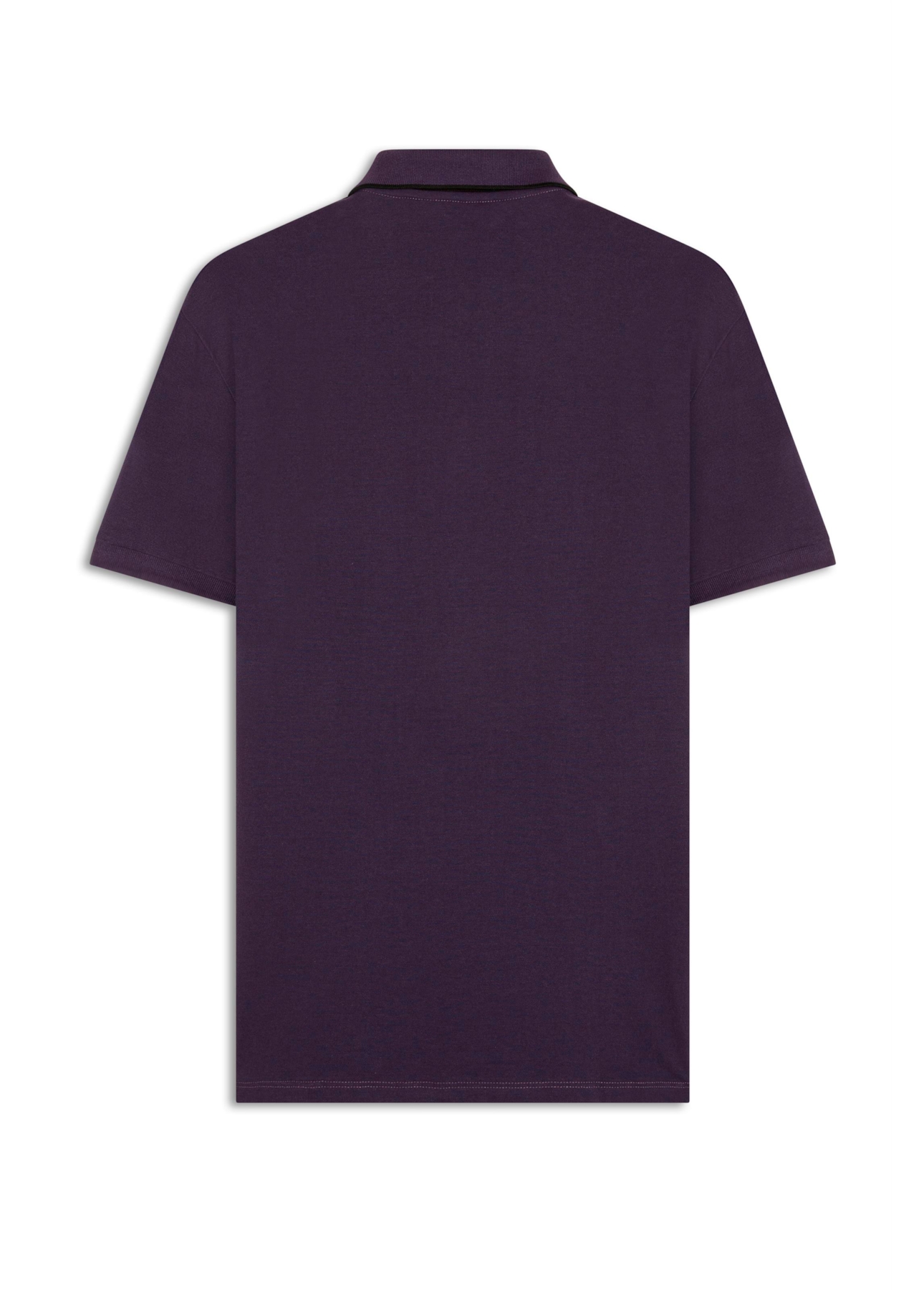 Polo Piquet Easa Collar Classic Mc Old Purple