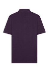 Polo Piquet Easa Collar Classic Mc Old Purple