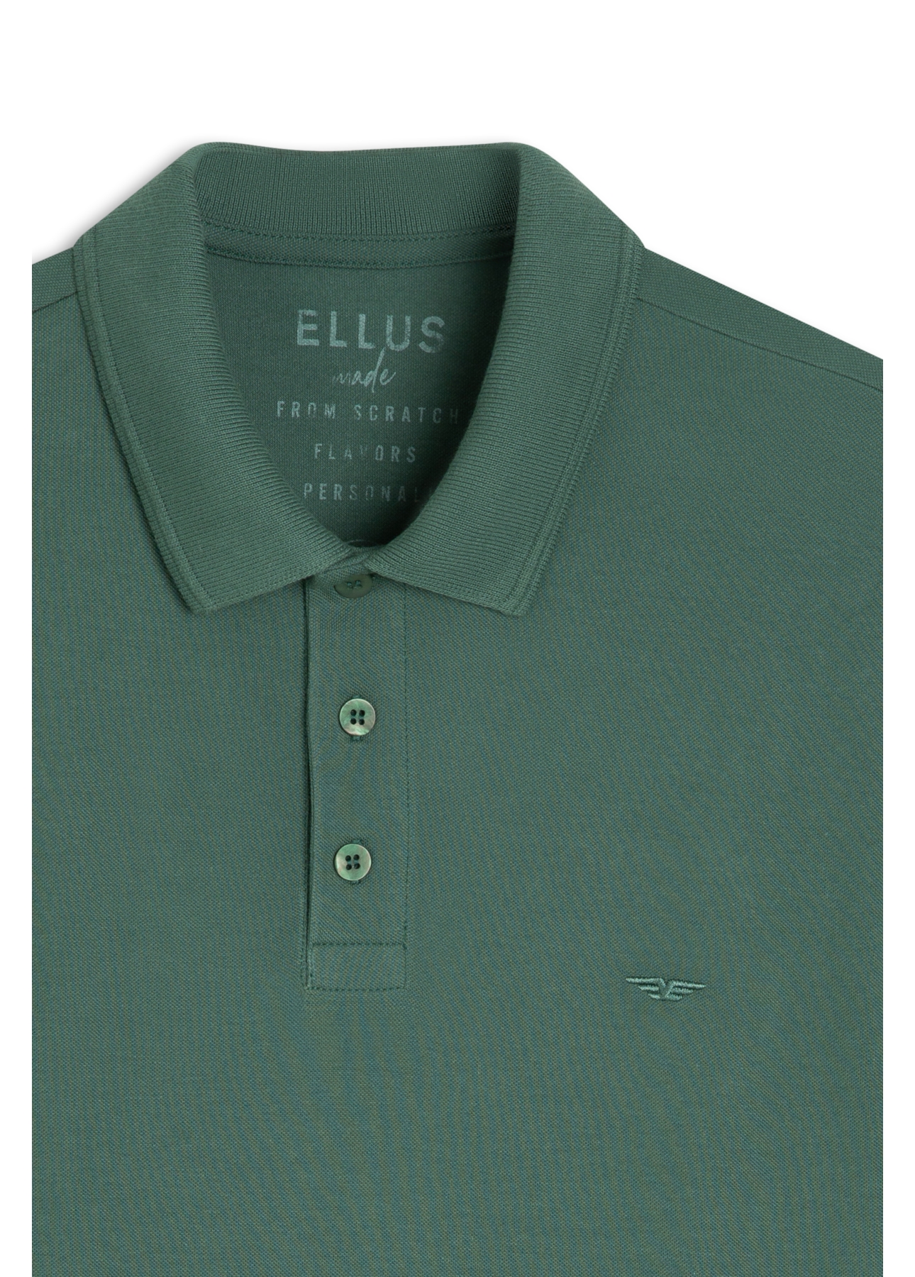 Polo Piquet Easa Embossed Classic Mc Bottle