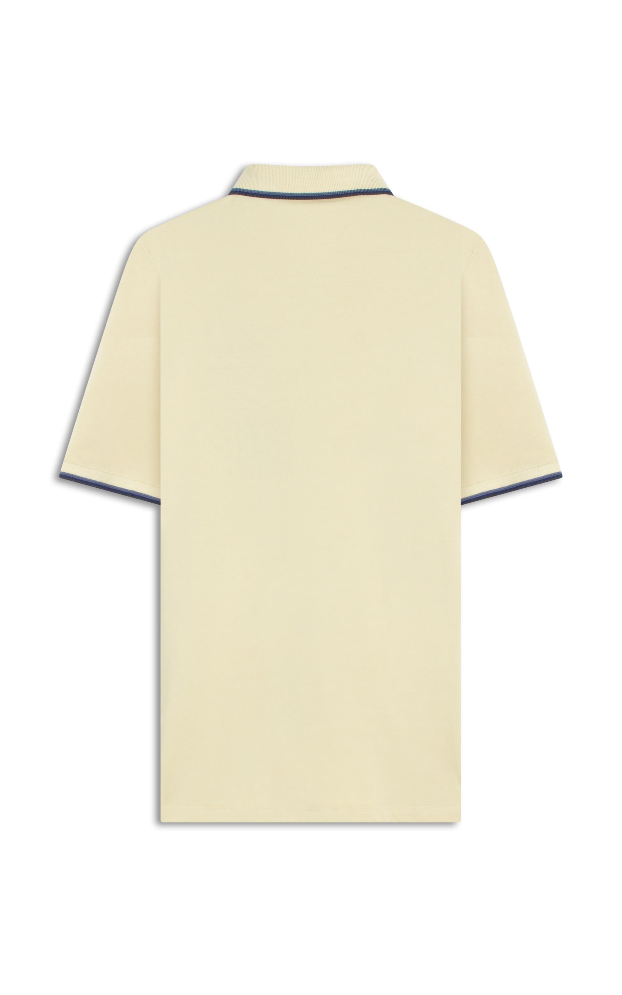 Polo Piquet Easa Friso Amarelo Claro