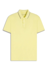Polo Piquet Easa Friso Amarelo Limao