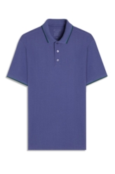 Polo Piquet Easa Friso Azul